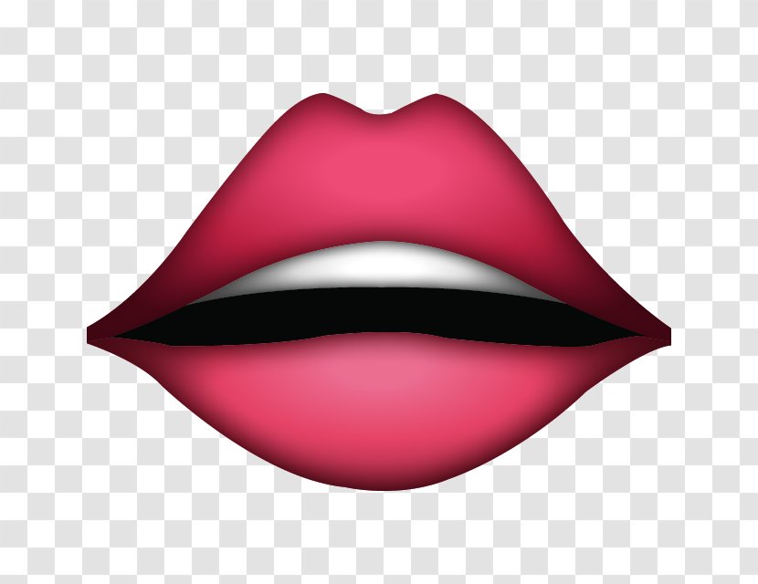 Emoji Lip Kiss Sticker Mouth - Smile - Lips Transparent PNG