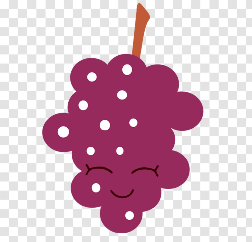 Wine Grape Fruit Auglis - Cartoon - Grapes Transparent PNG