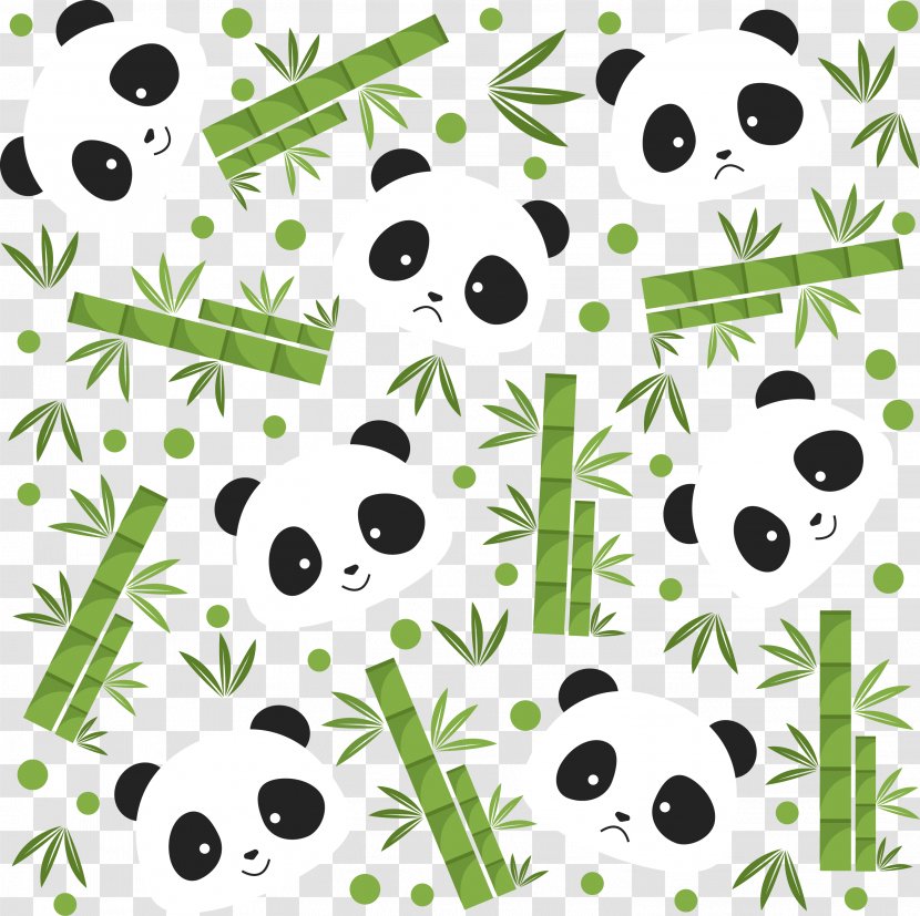 Giant Panda Bear Bamboo Icon - Grass - Green And Transparent PNG