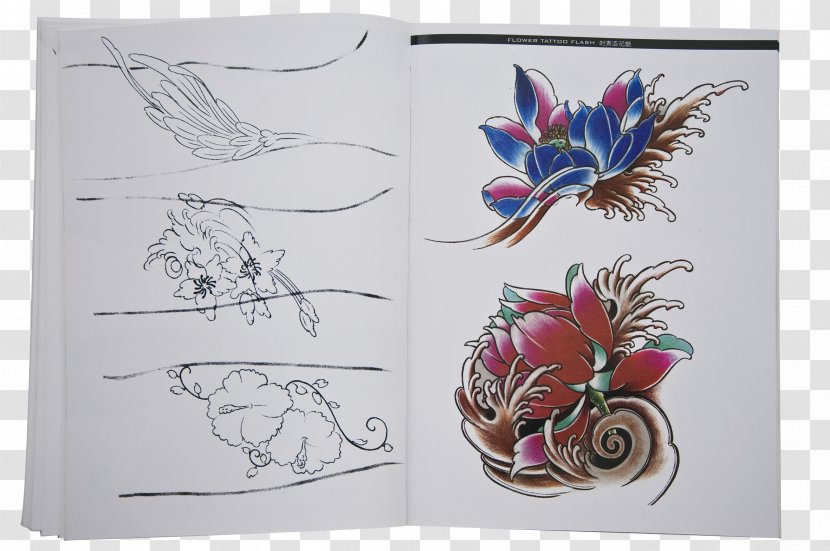Tattoo Hannya Drawing Flash Nelumbo Nucifera - Flora - Travel Display Transparent PNG