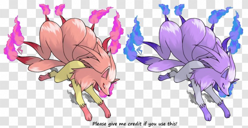 Pokémon Trading Card Game Ninetales Vulpix Art - Flower - Silhouette Transparent PNG