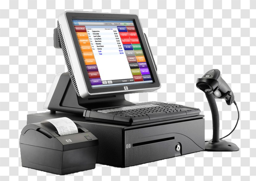 Point Of Sale POS Solutions Sales Retail Computer Software - Monitor Accessory - Business Transparent PNG