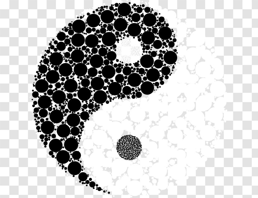 Yin And Yang Image Traditional Chinese Medicine Clip Art Acupuncture - Monochrome Transparent PNG
