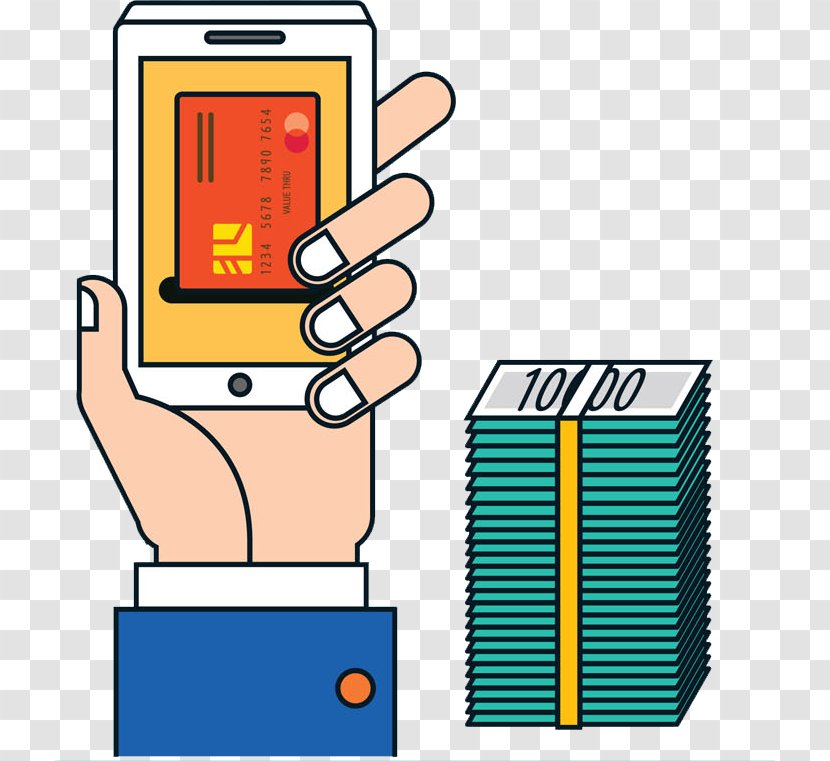 Drawing Mobile Phone - Area - Banking Transparent PNG