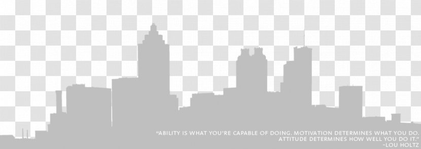 Atlanta Skyline Silhouette - Cityscape Transparent PNG