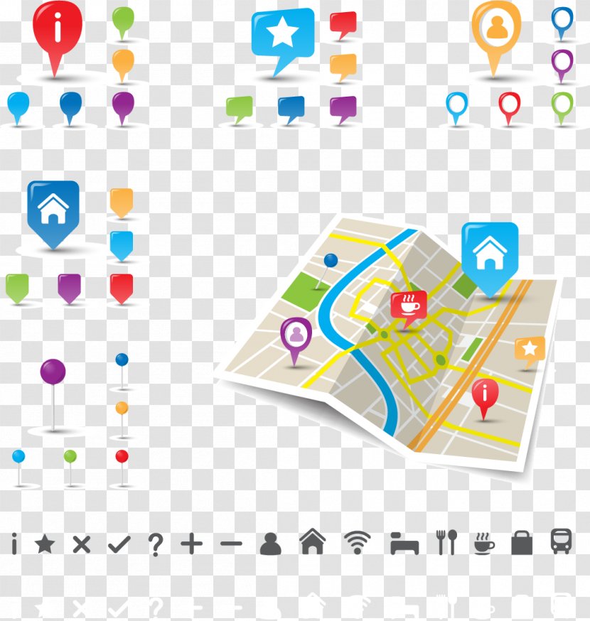 Map Navigation Icon - Technology - Icons Transparent PNG