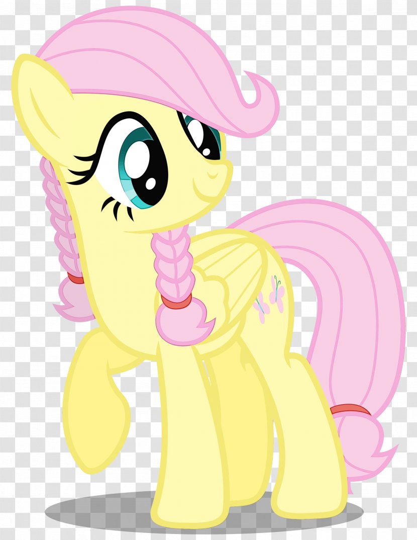 Fluttershy Pinkie Pie Pony Twilight Sparkle Applejack - Tail - Mane Transparent PNG
