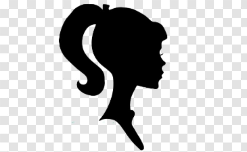 Silhouette Female Drawing Woman - Neck Transparent PNG