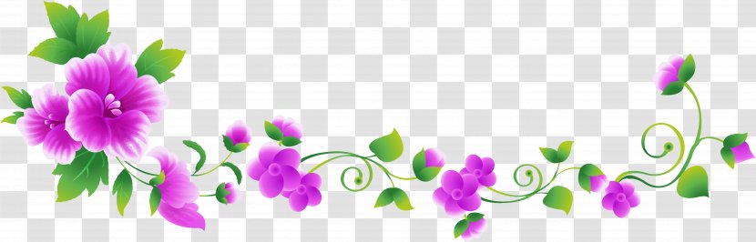 Flower Clip Art - Pnk - Line Transparent PNG