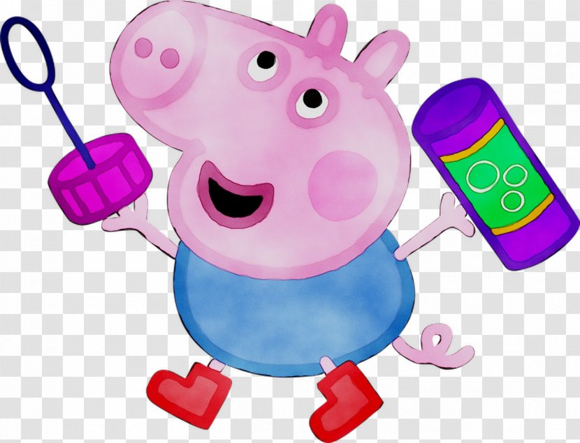 George Pig Daddy Mummy Image - Delphine Donkey Transparent PNG