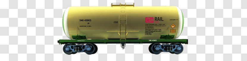 Rail Transport Railroad Car Tank Cargo - Auto Part - Rolling Stock Transparent PNG