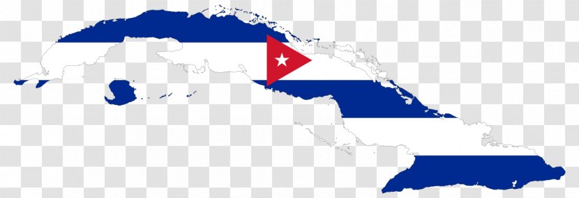 Flag Of Cuba Map Clip Art - Text Transparent PNG