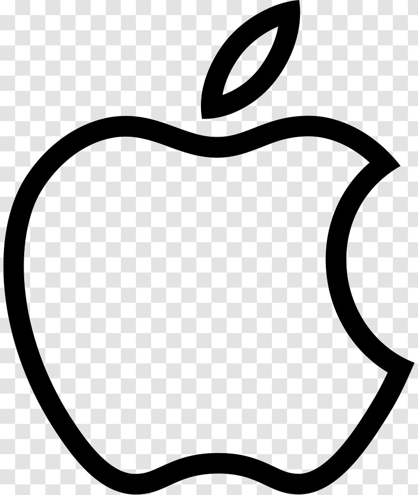Apple - Monochrome Photography - Black And White Transparent PNG
