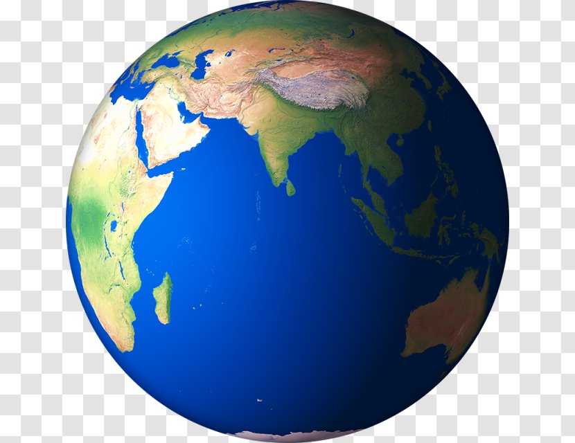 Globe World Natural Earth Map - Atmosphere Transparent PNG