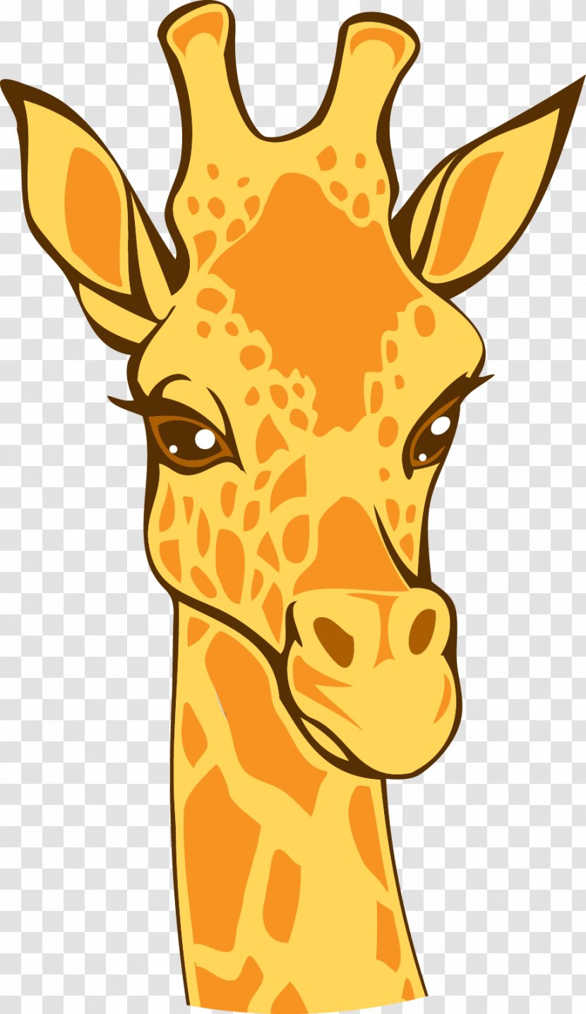 Northern Giraffe Lion Euclidean Vector Illustration - Giraffidae Transparent PNG
