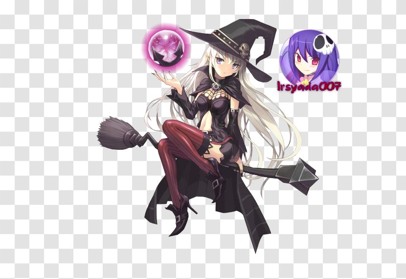 Lost Saga Witchcraft YouTube Video Game Character - Silhouette - Evil Witch Transparent PNG