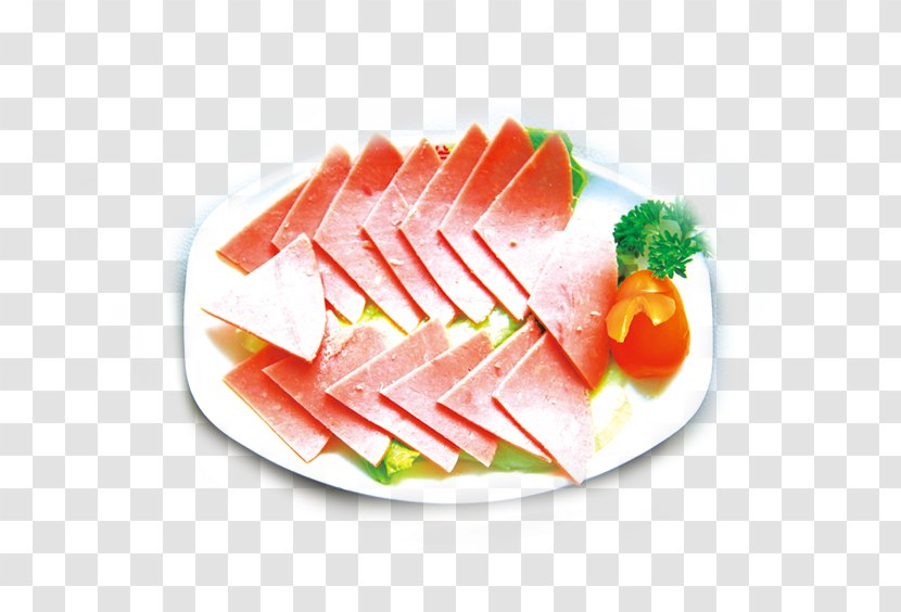 Sashimi Sushi Churrasco Sausage Buffet - Japanese Cuisine - Ham Transparent PNG