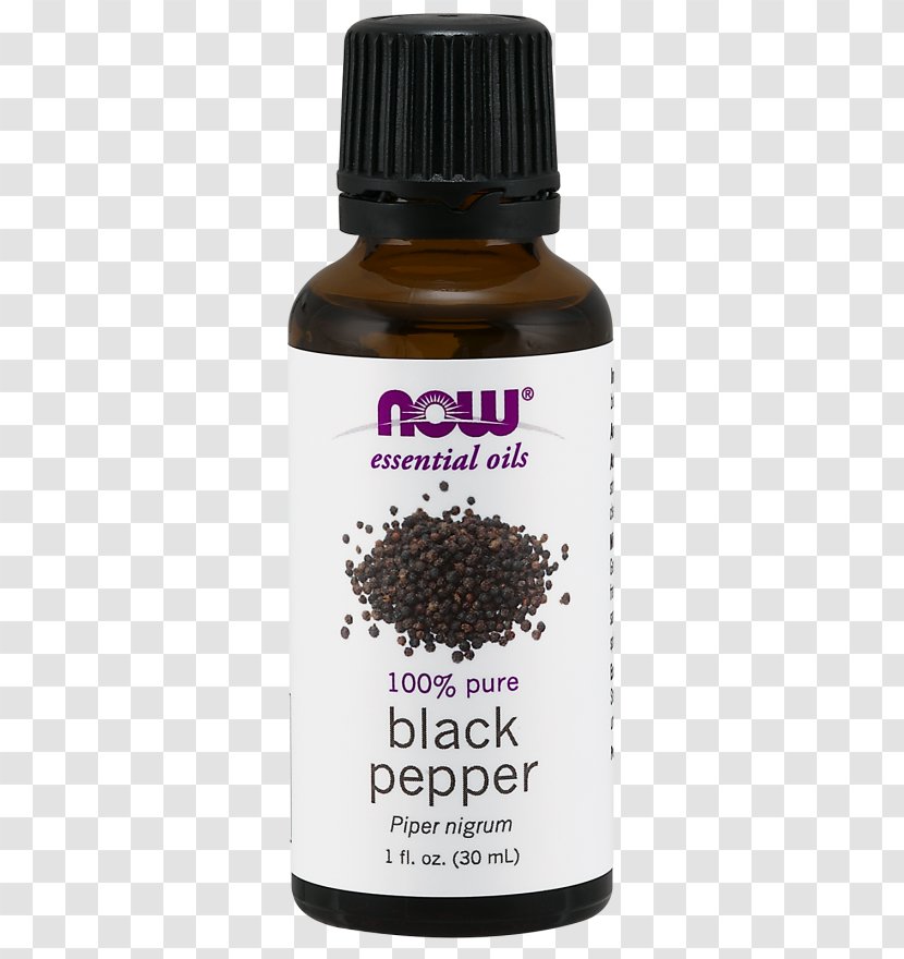Now Foods Essential Oil Lemongrass - Milliliter - Black Pepper Transparent PNG