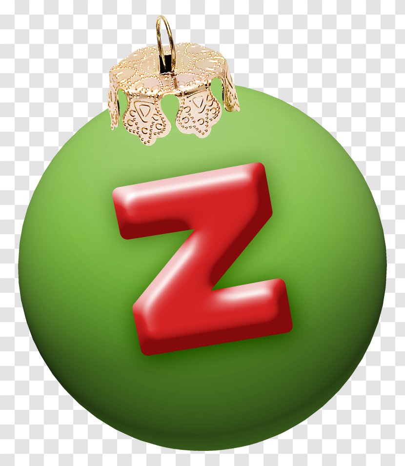 Christmas Letter Alphabet Font - Z Transparent PNG