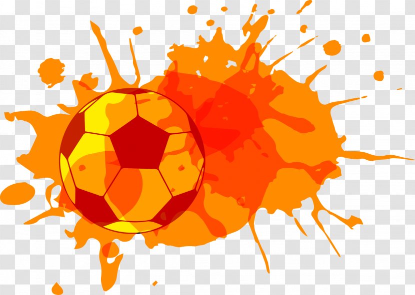 FIFA World Cup Football Watercolor Painting - Ball Game - Splash Transparent PNG