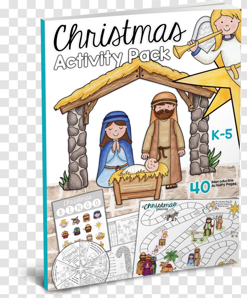Bible Nativity Scene New Testament Coloring Book Child - Of Jesus - School Season Activities Transparent PNG