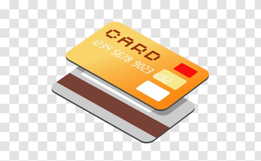 Credit Card Payment Debit - Orange - Financial Icons No Attribution Transparent PNG