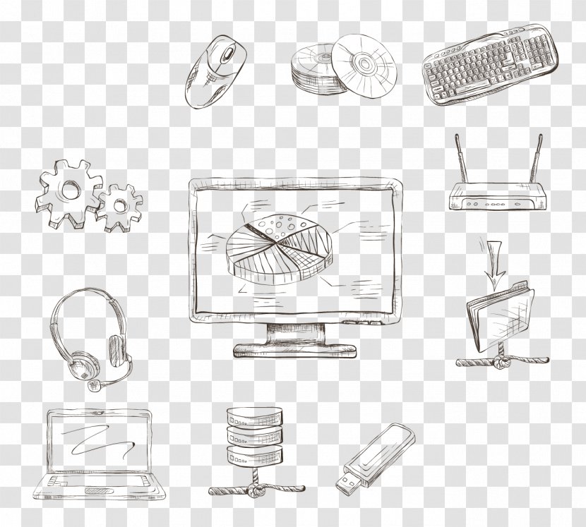 Computer Mouse Laptop Monitor Icon - Mobile Device - Vector Lead Videos Transparent PNG