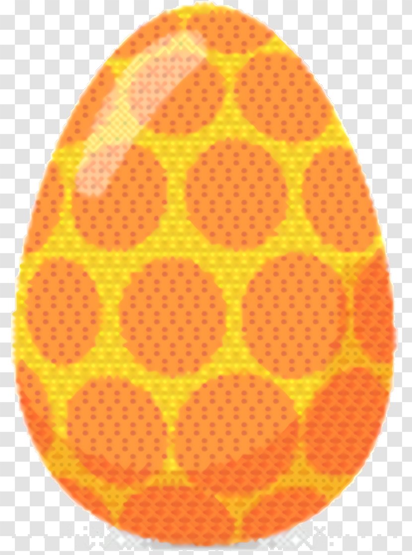 Easter Egg Background - Orange Transparent PNG