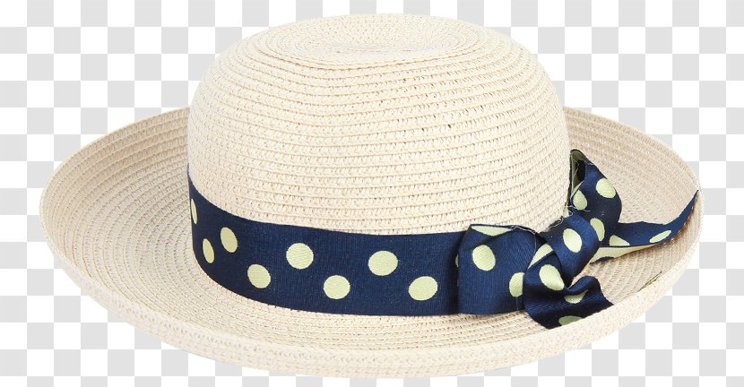 Fedora Sun Hat - Straw Transparent PNG