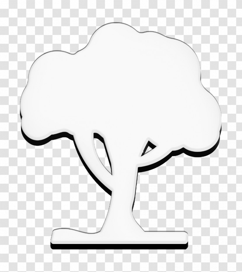 Tree Icon Tree Icons Icon Tree Black Silhouette Shape Icon Transparent PNG