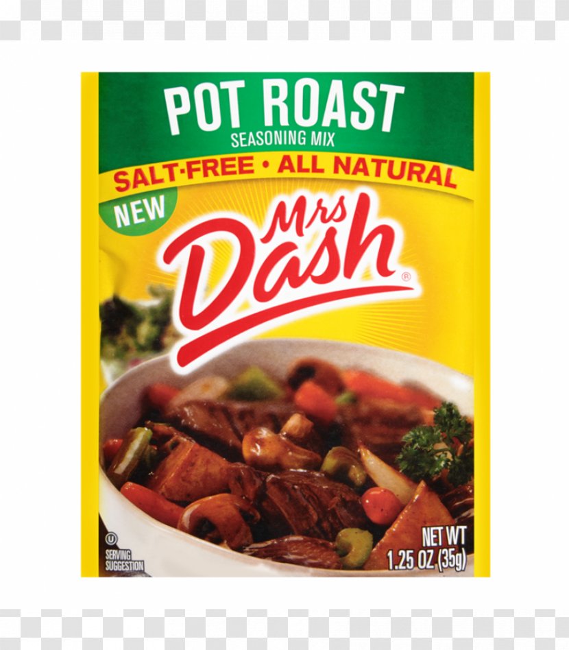 Vegetarian Cuisine Pot Roast Fajita Mrs. Dash Seasoning - Herb - Salt Transparent PNG