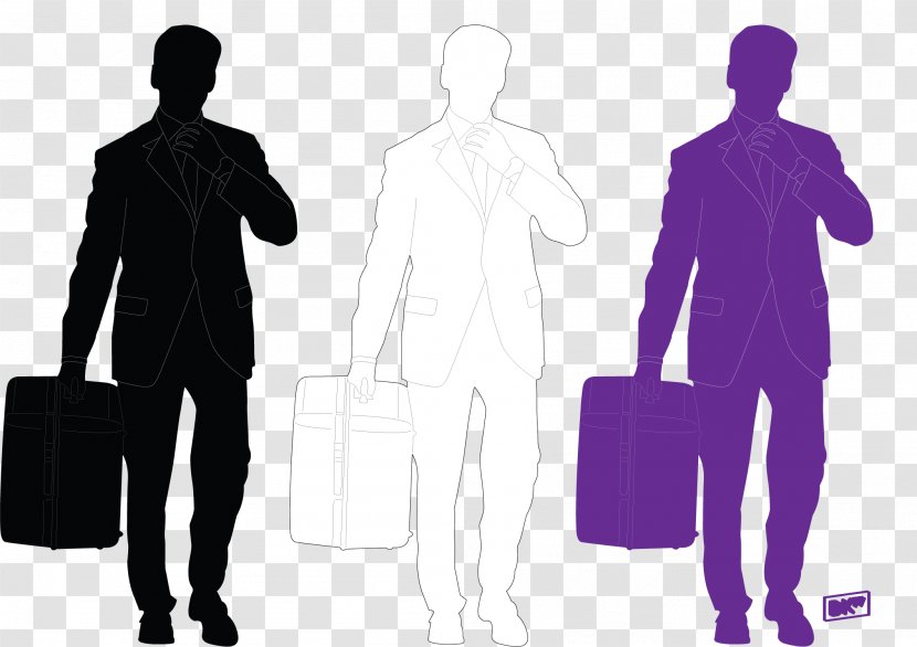 Businessperson Silhouette Clip Art - Pink - Management Profile Transparent PNG