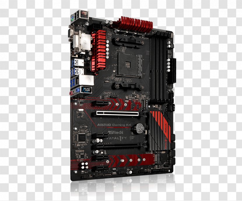 Socket AM4 ASRock Fatal1ty AB350 Gaming K4 AMD Promontory B350 SATA 6GB/s USB 3.0 HDMI ATX Motherboards - System - CPU SocketOthers Transparent PNG