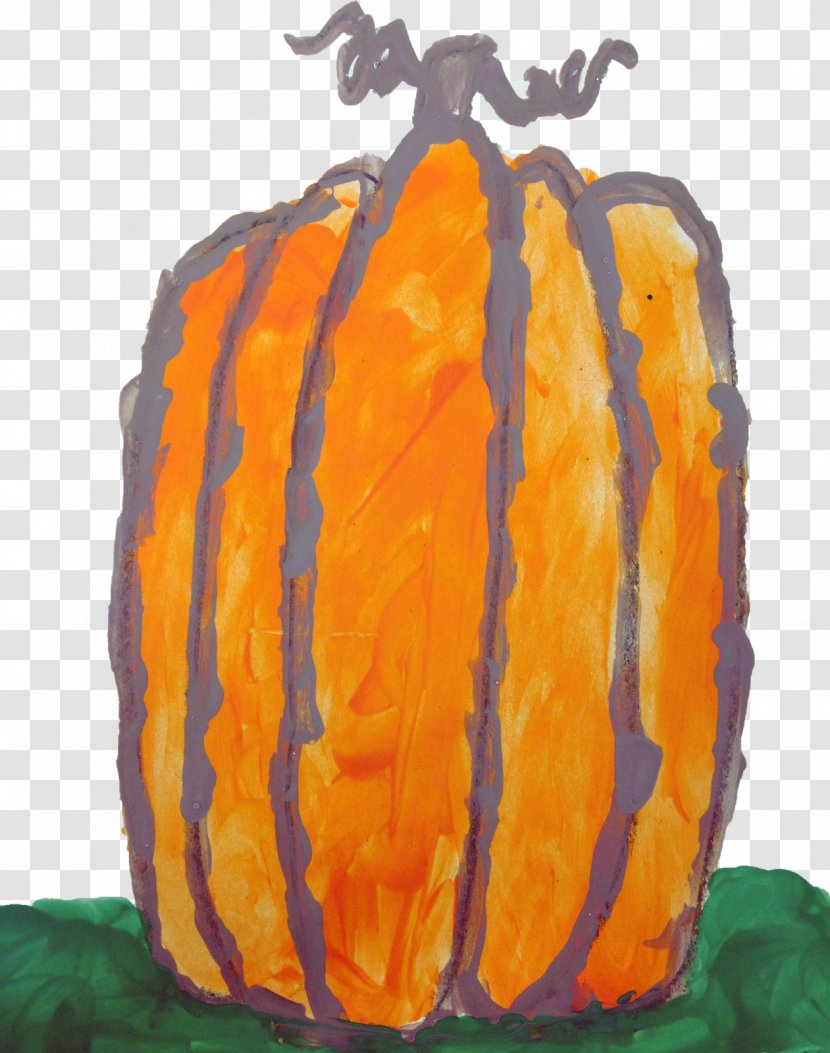 Pumpkin Cucurbita Orange Winter Squash Gourd - Carving - Watercolor Transparent PNG