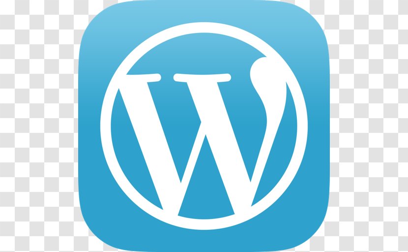 WordPress.com Blog - Electric Blue - WordPress Transparent PNG