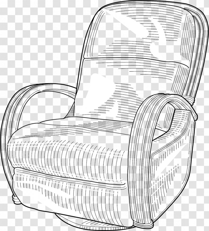 Eames Lounge Chair Clip Art Recliner Couch Transparent PNG