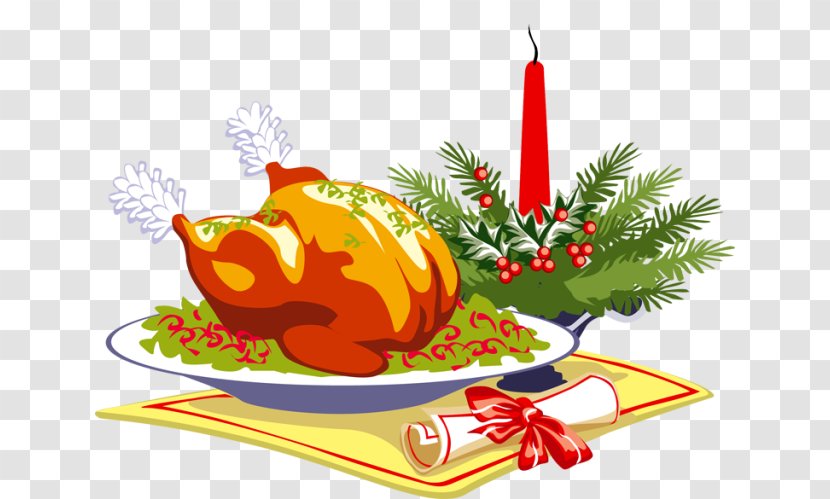 Sunday Roast Turkey Christmas Ham Dinner Clip Art - Tree - English Cliparts Transparent PNG