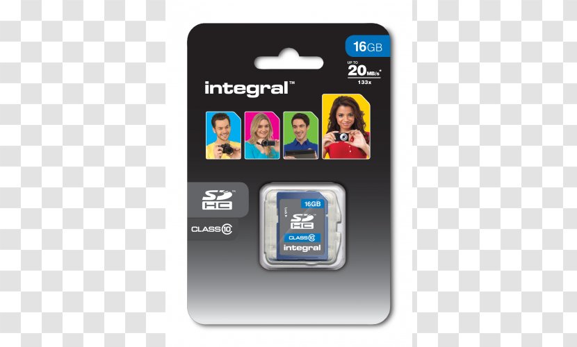 Flash Memory Cards SDHC Secure Digital MicroSD - Slr - Integral Card Transparent PNG