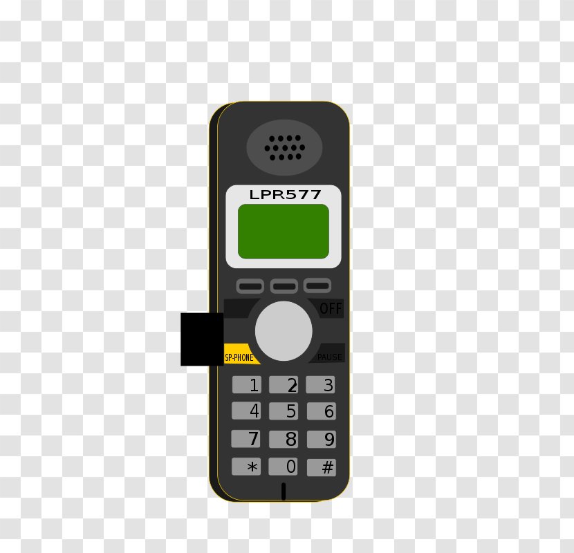 Feature Phone Mobile Phones Cordless Telephone - Communication Transparent PNG