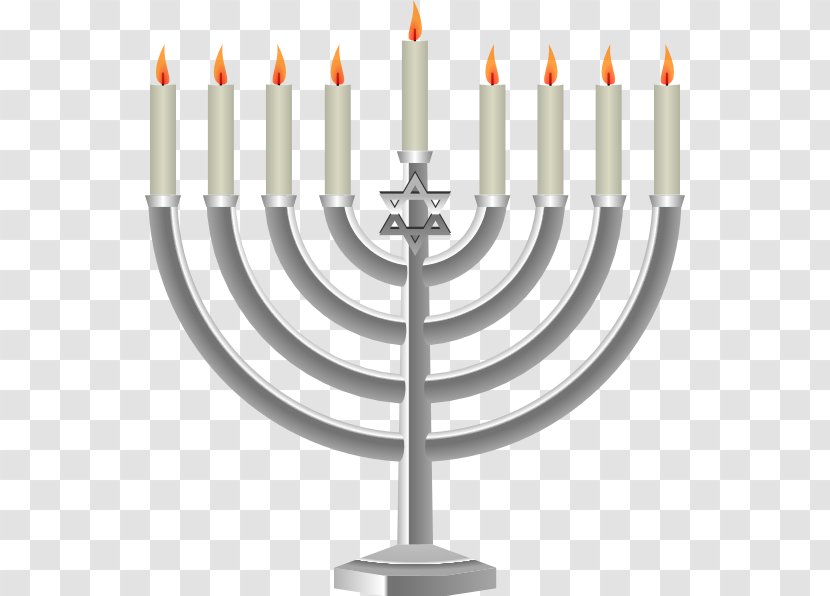 Menorah Jewish Holiday Candle Clip Art - Cliparts Transparent PNG