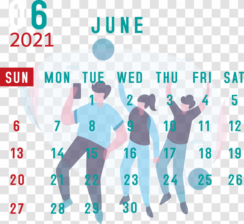 June 2021 Calendar 2021 Calendar June 2021 Printable Calendar Transparent PNG