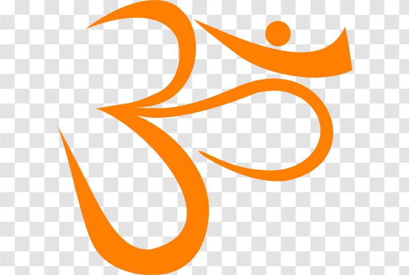 Ganesha Symbol Om Clip Art - Orange - Cliparts Transparent PNG