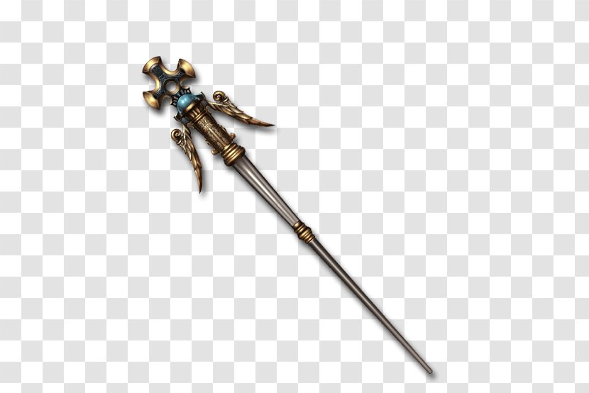 Granblue Fantasy Sword Wand Weapon Dagger - Wiki Transparent PNG