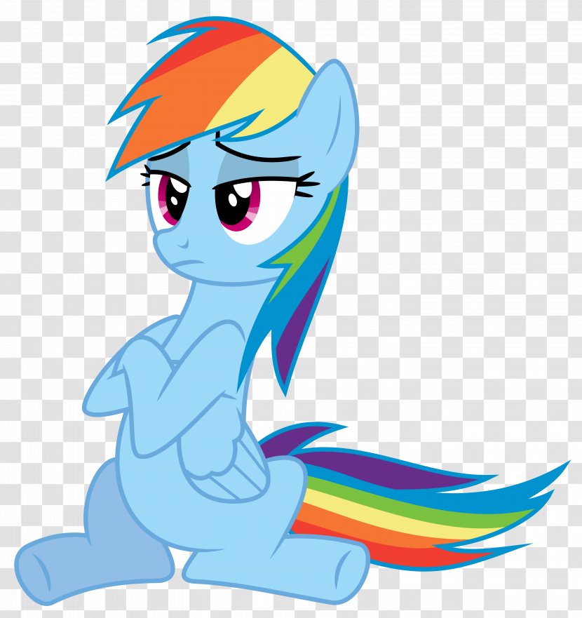 Rainbow Dash Pony Character Horse - Silhouette Transparent PNG