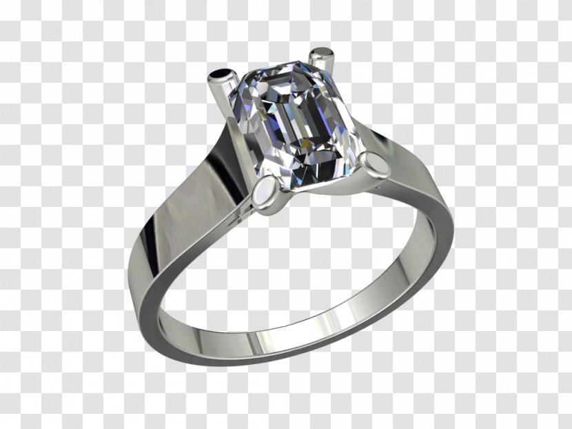 Jewellery Wedding Ring Silver Platinum - Model Transparent PNG