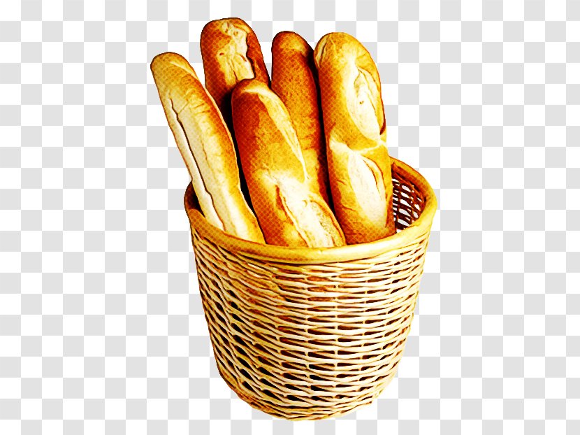 Baguette Food Bread Breadstick Cuisine - Wicker Loaf Transparent PNG