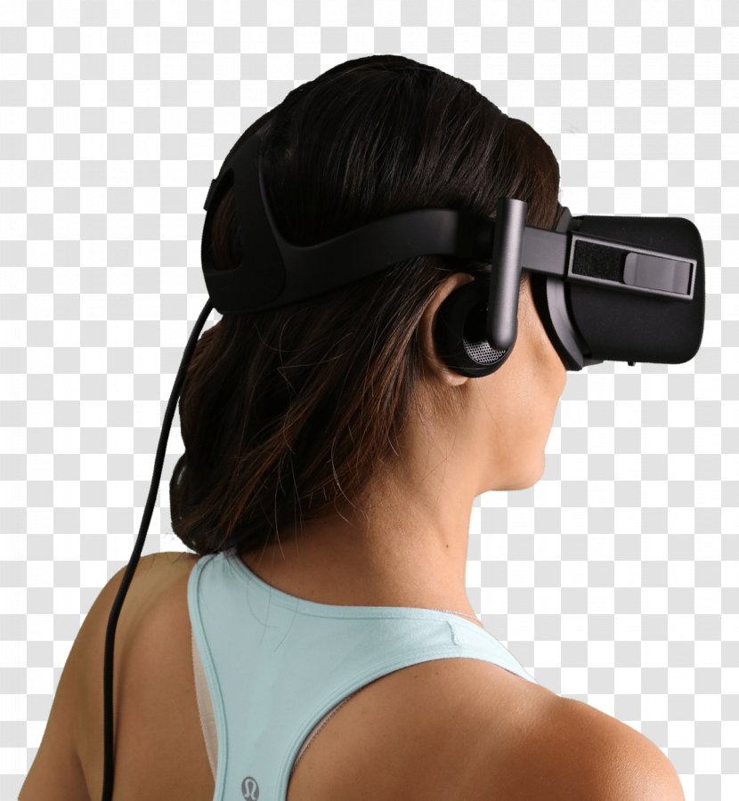 Headphones Oculus Rift Head-mounted Display VR Combat Helmet - Hair Transparent PNG