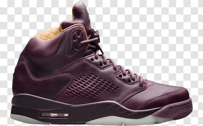 Air Jordan Nike Shoe Sneakers Retro Style - Maroon Transparent PNG