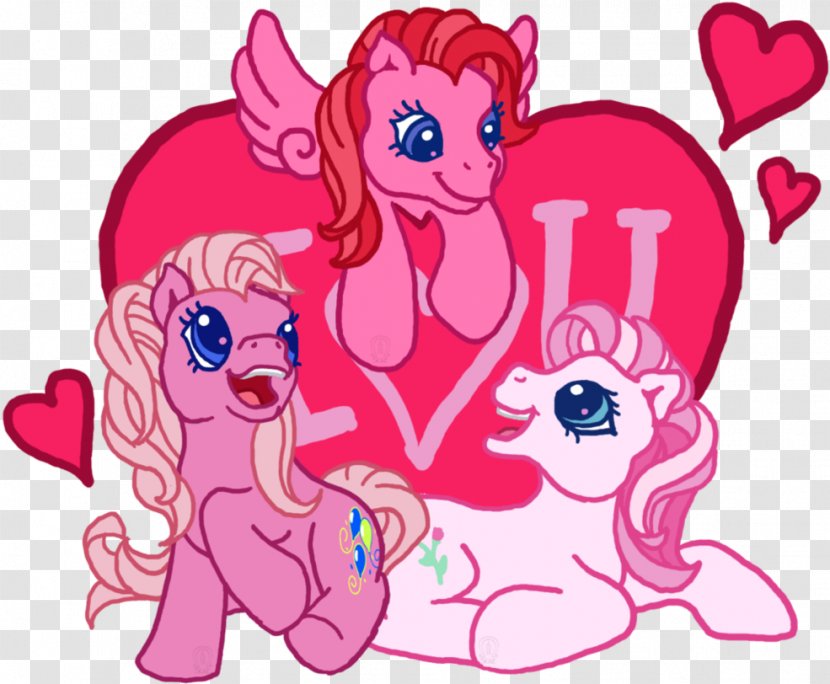 My Little Pony Horse Pinkie Pie Valentine's Day - Watercolor Transparent PNG