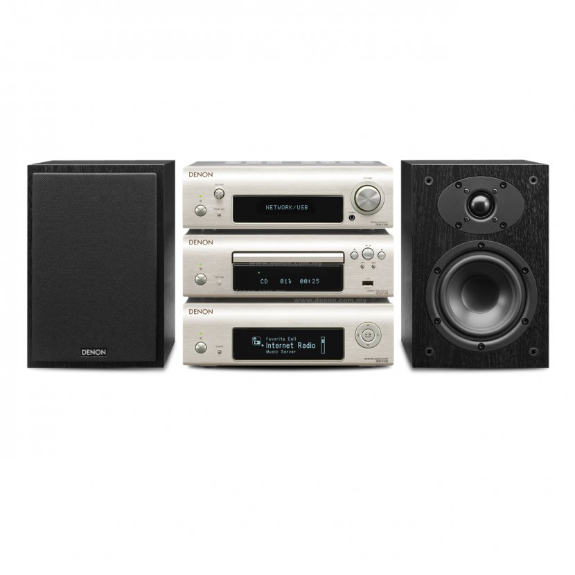 AV Receiver Denon Stereophonic Sound High Fidelity Audio - Loudspeaker - Electronic Instrument Transparent PNG